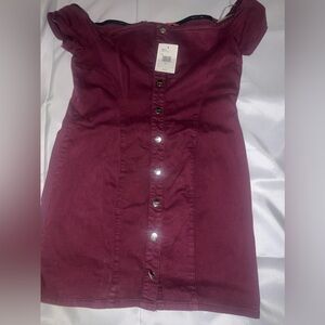 Guess off the shoulder mini dress size XL NEW WITH TAGS VINTAGE